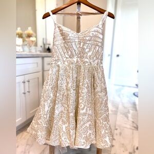 Aidan Mattox Gold dress